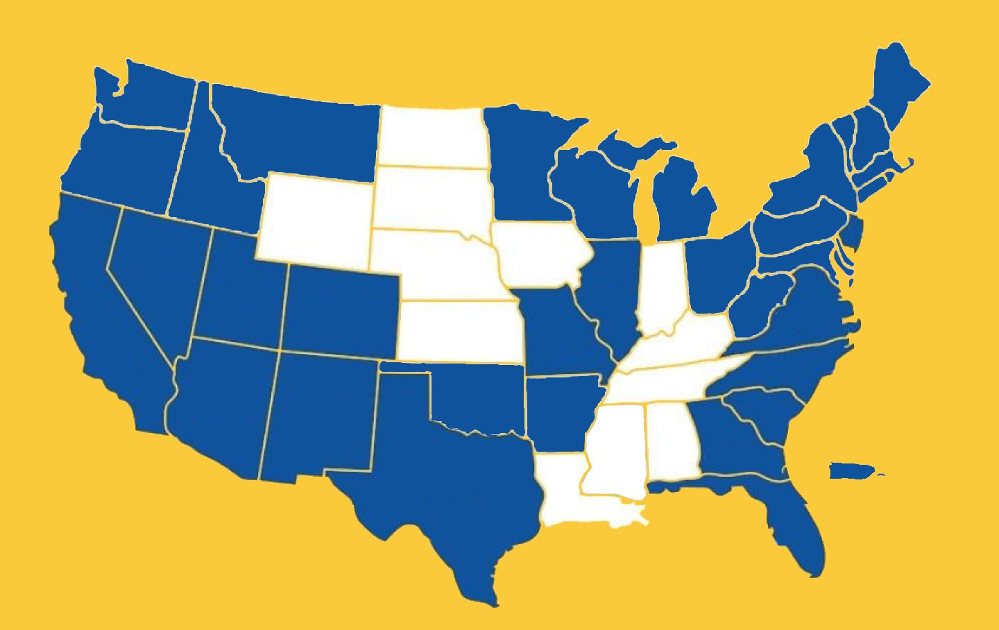 Mapa de Estados Unidos